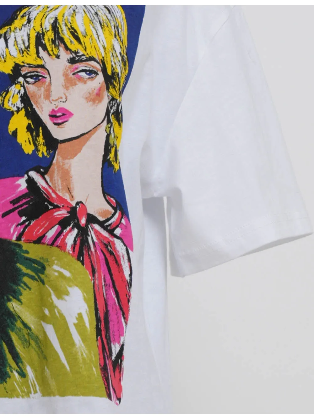 Abstract Pullover Short Sleeves T-shirt
