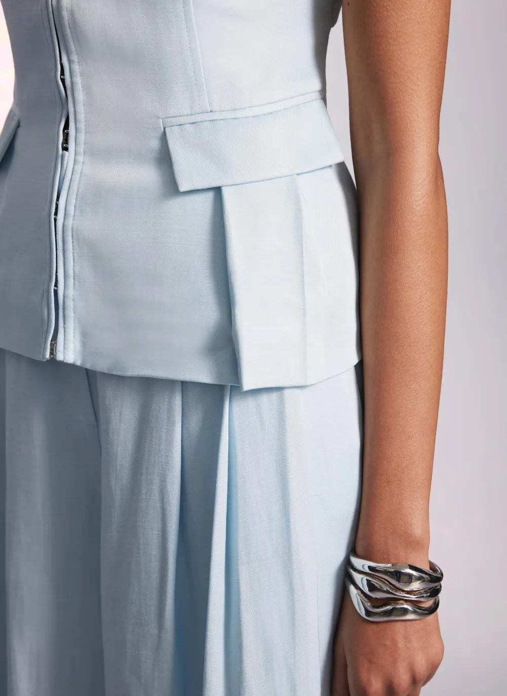 Casual StyleCrew Neck Waistcoat