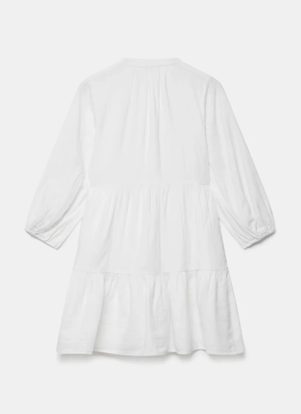 Casual Style Cotton Mini Dress