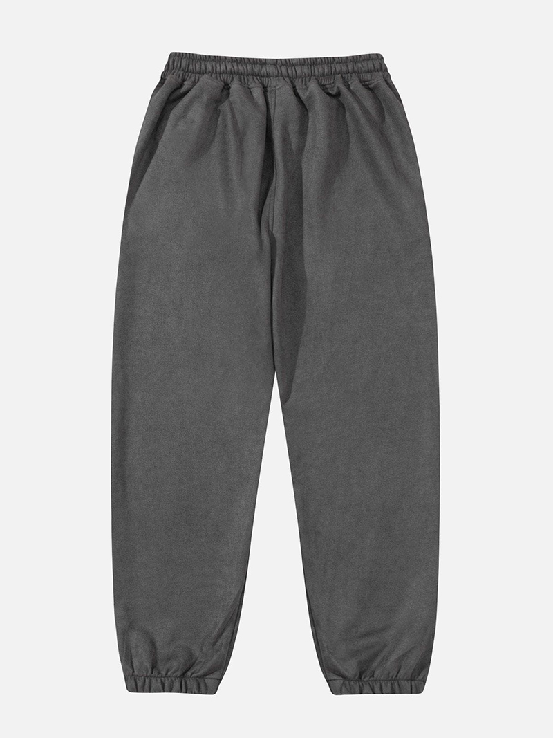 Funny Little People Print Sweatpants