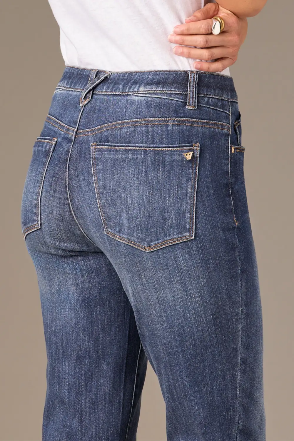 Petite High Rise Distressed Skinny Jeans