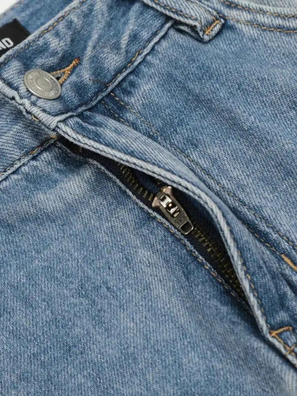 Wide Leg Wash Jeans