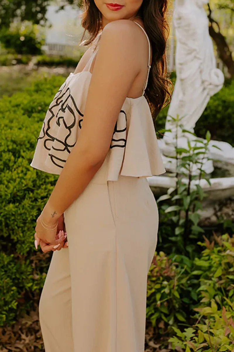 Artistic Cropped Square Neck Vest