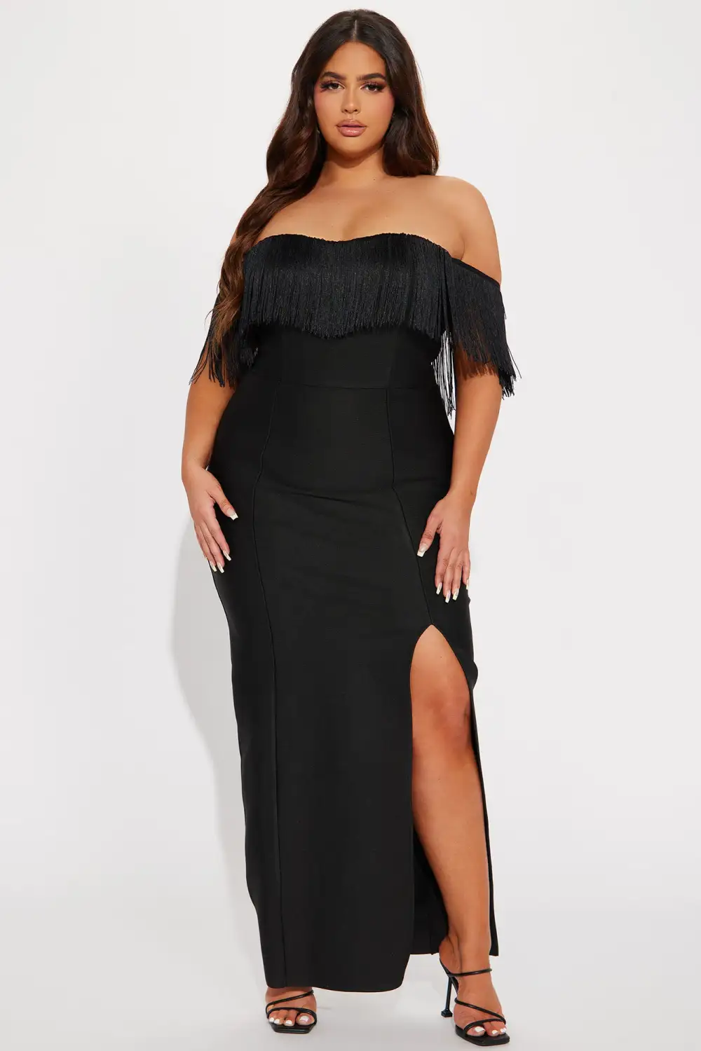 Stallion Bandage Maxi Dress - Black