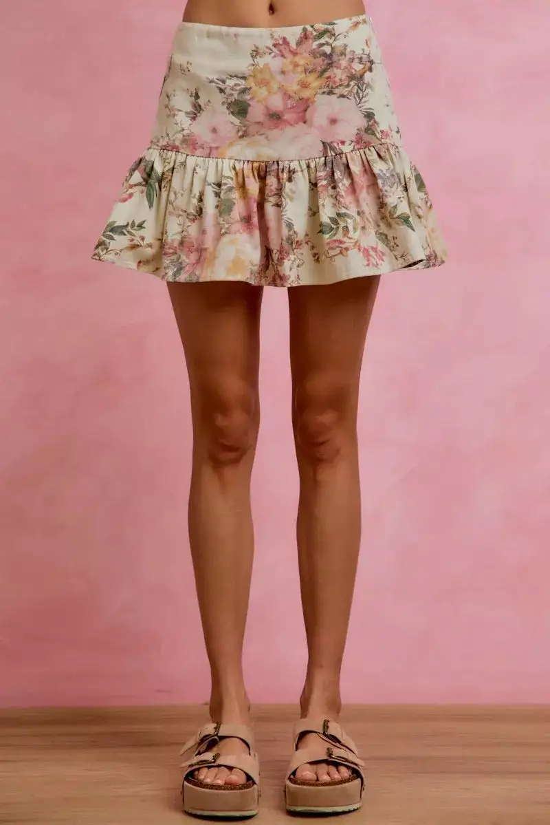 Everyday Floral So Mini Skirt