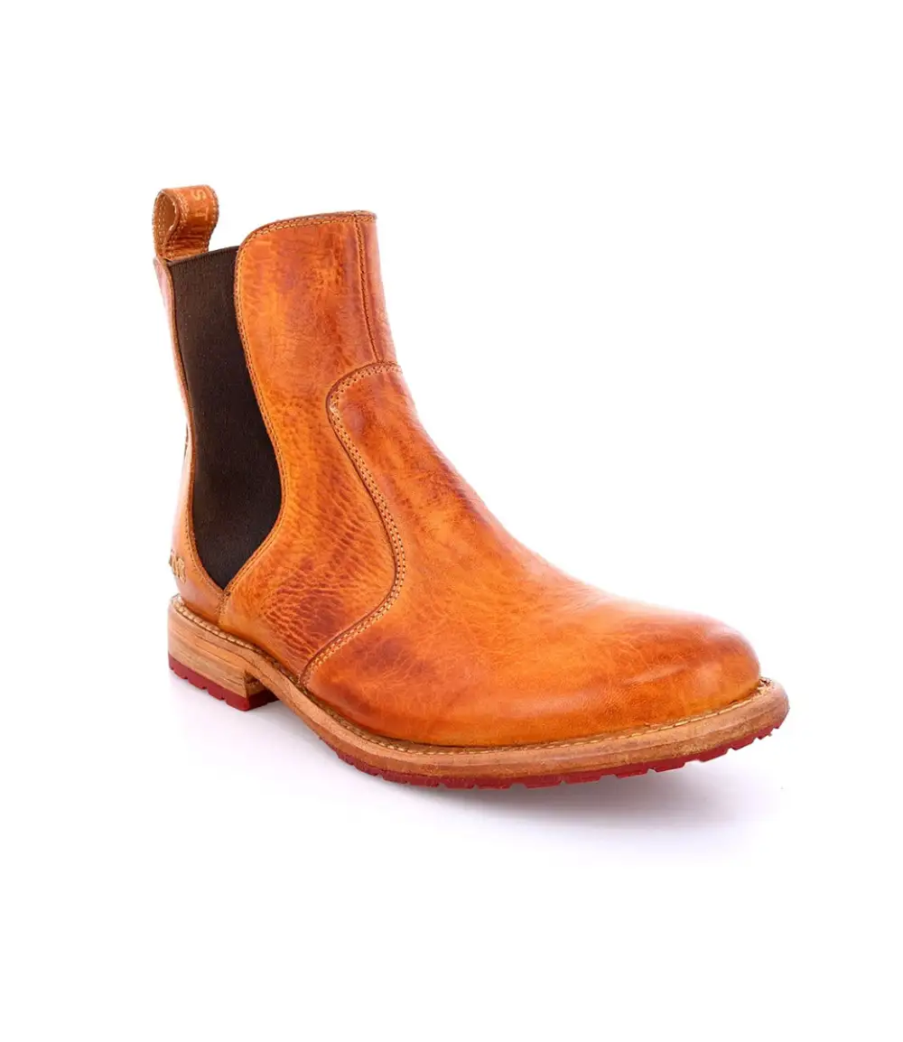Slip-On Distressed Chelsea Boots