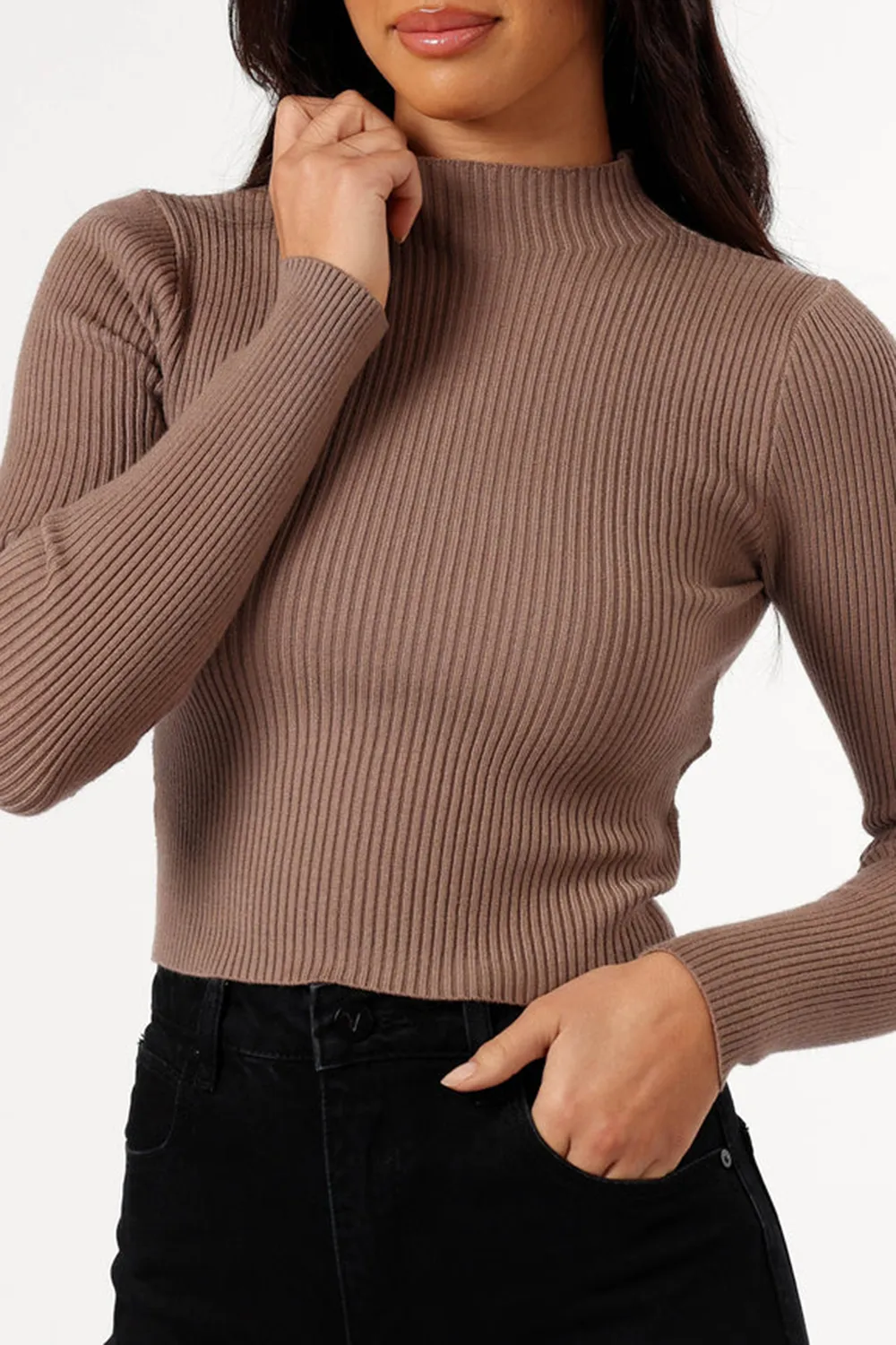 BOW LONG SLEEVE TOP