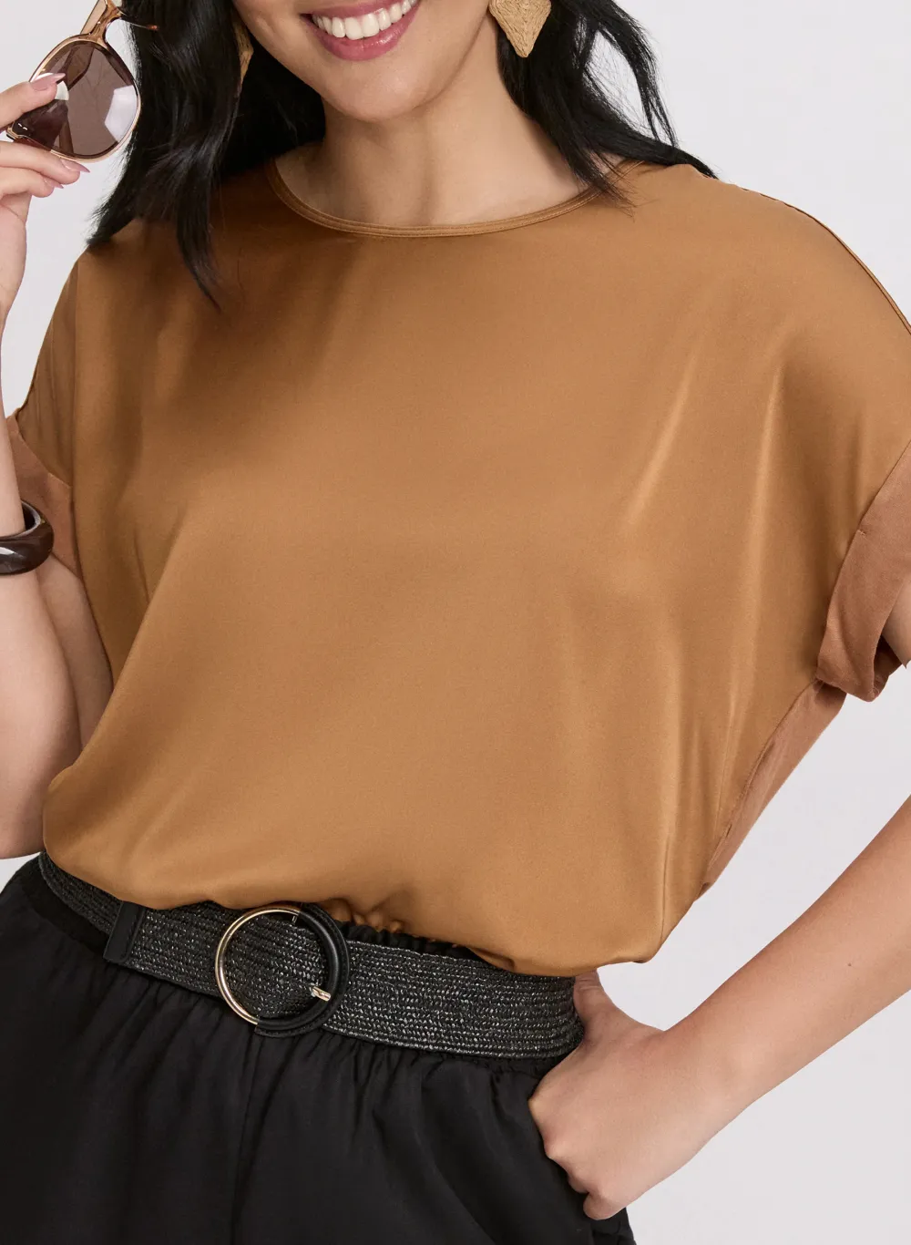 Elegant Satin Blouse