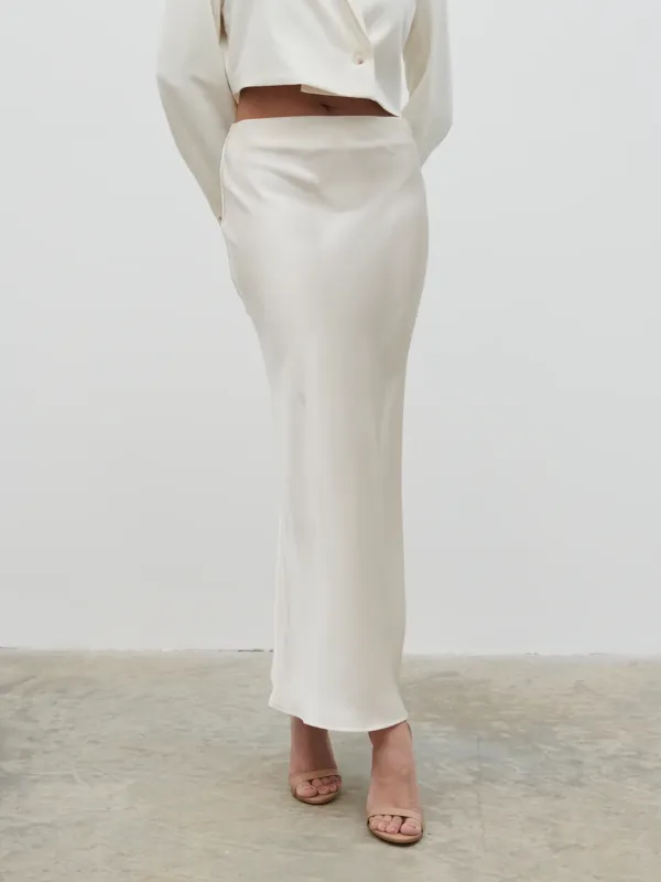 Satin Maxi Skirt