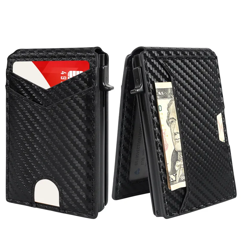 Anti-Theft RFID Aluminum Pop-up Card Holder
