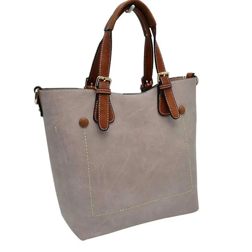Tote Vegan Leather Shoulder Bag