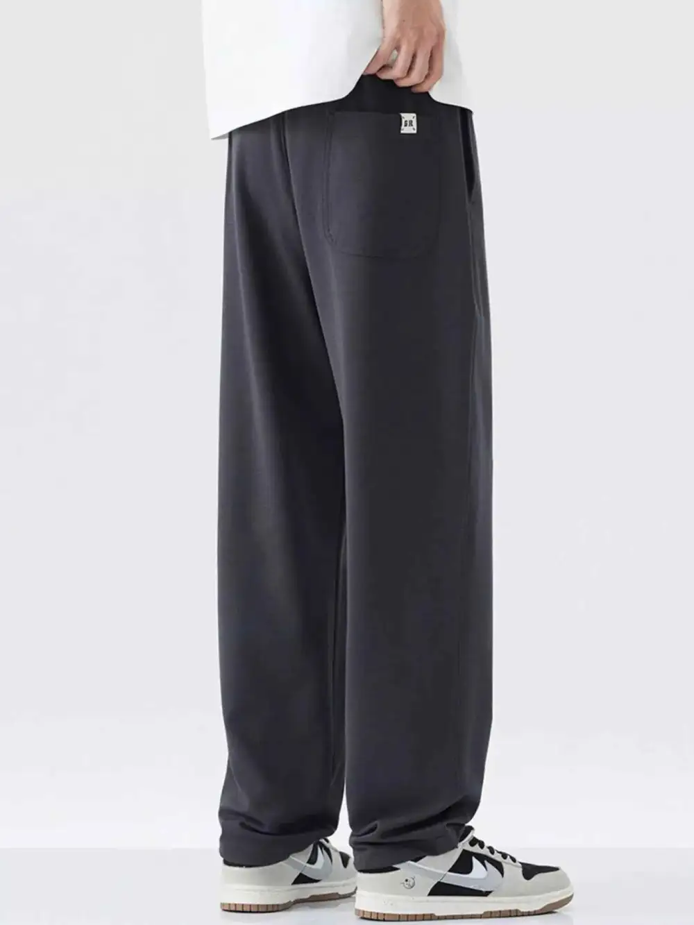 Drawstring Relaxed Fit Casual Pants