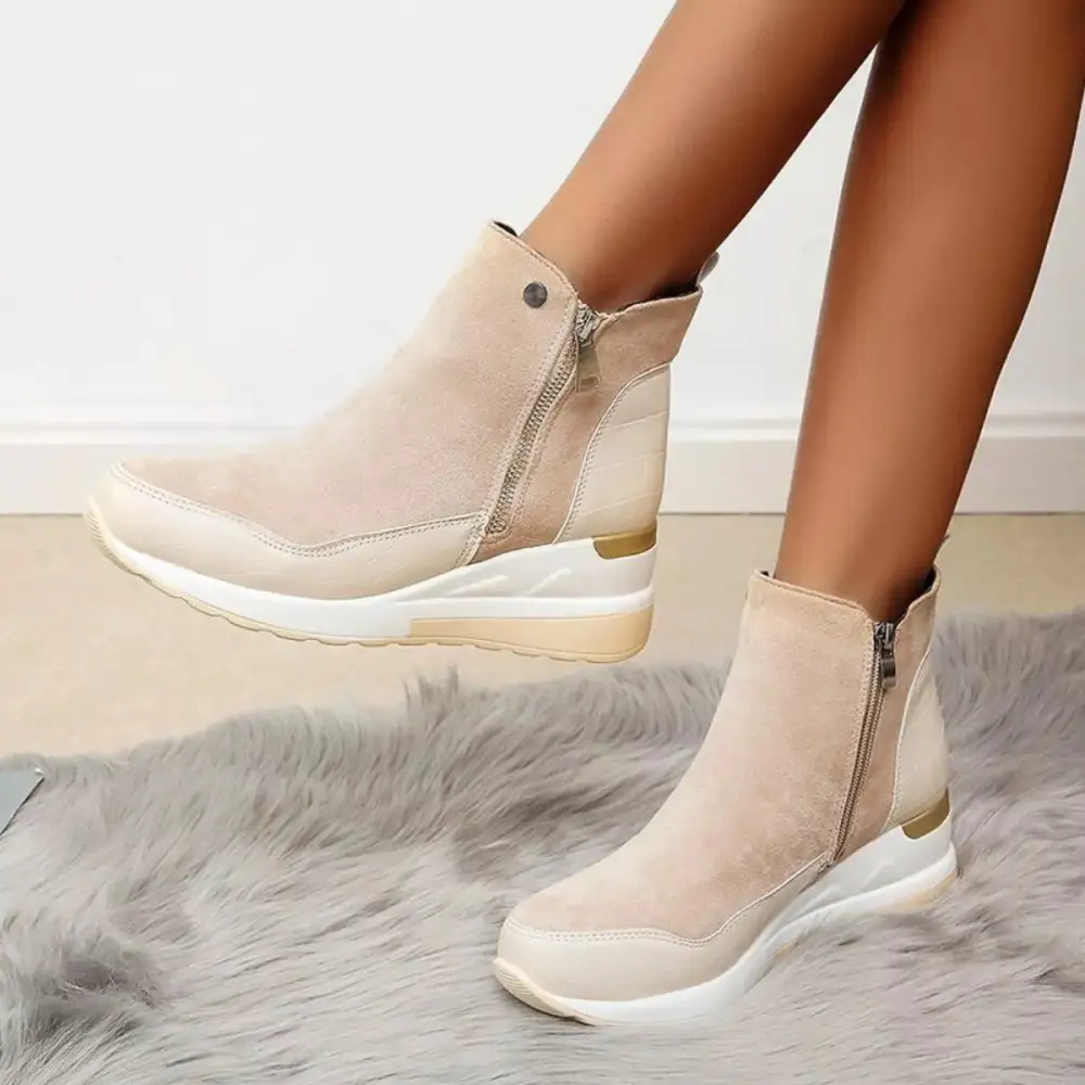 Side-Zip Ankle Boots