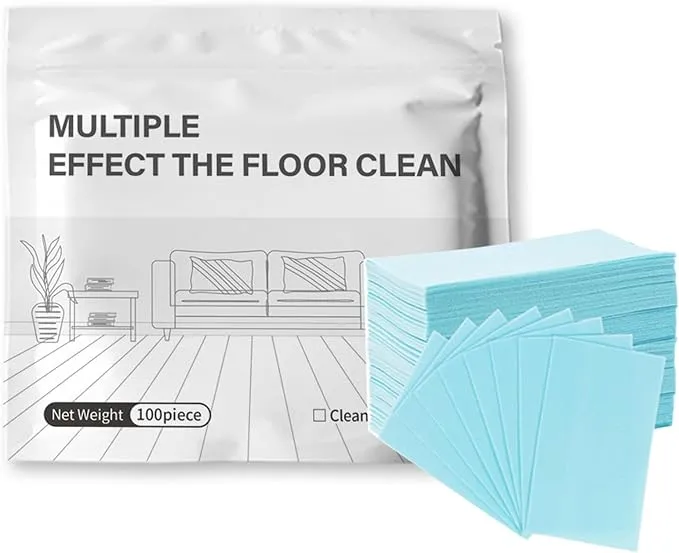 Decontamination and Brightening Floor Cleaning Sheet
