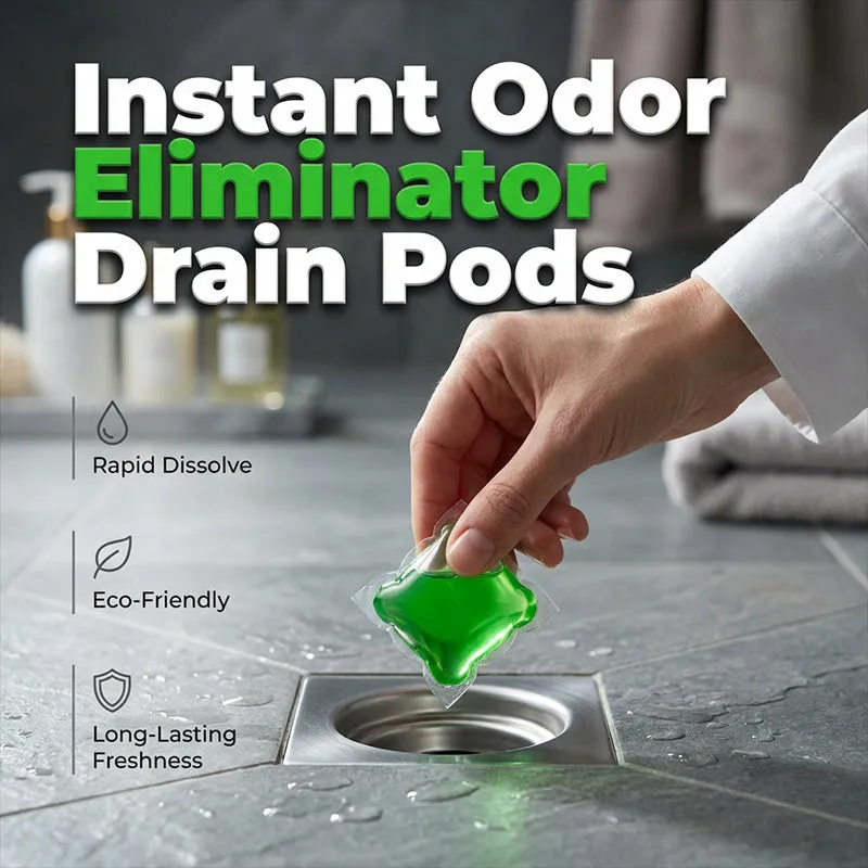 🥳2026 HOT SALE🥳💞50K+ SOLD!｜Drain Deodorizer Pods – Bio‑enzyme formula neutralizes smells at the source. Instant fresh scent, no harsh chemicals. Say goodbye to embarrassing odours.