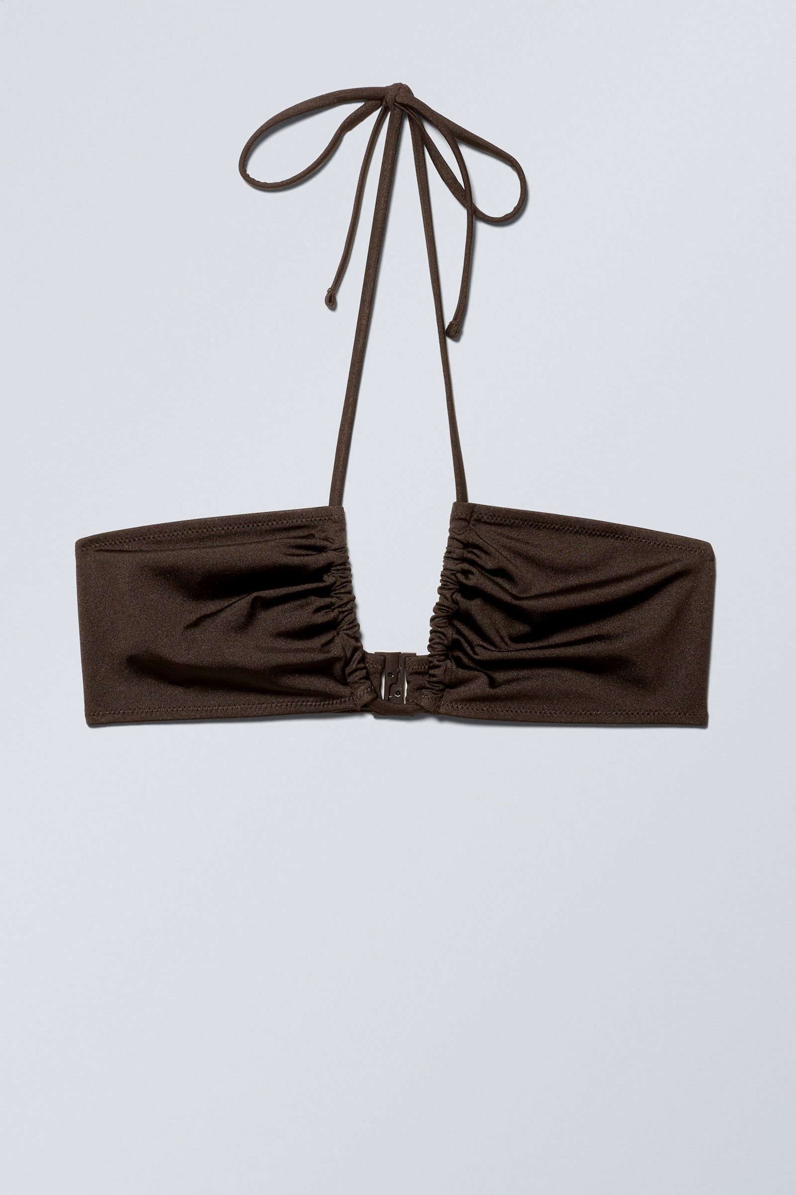 Tied Halter Neck Bikini Top