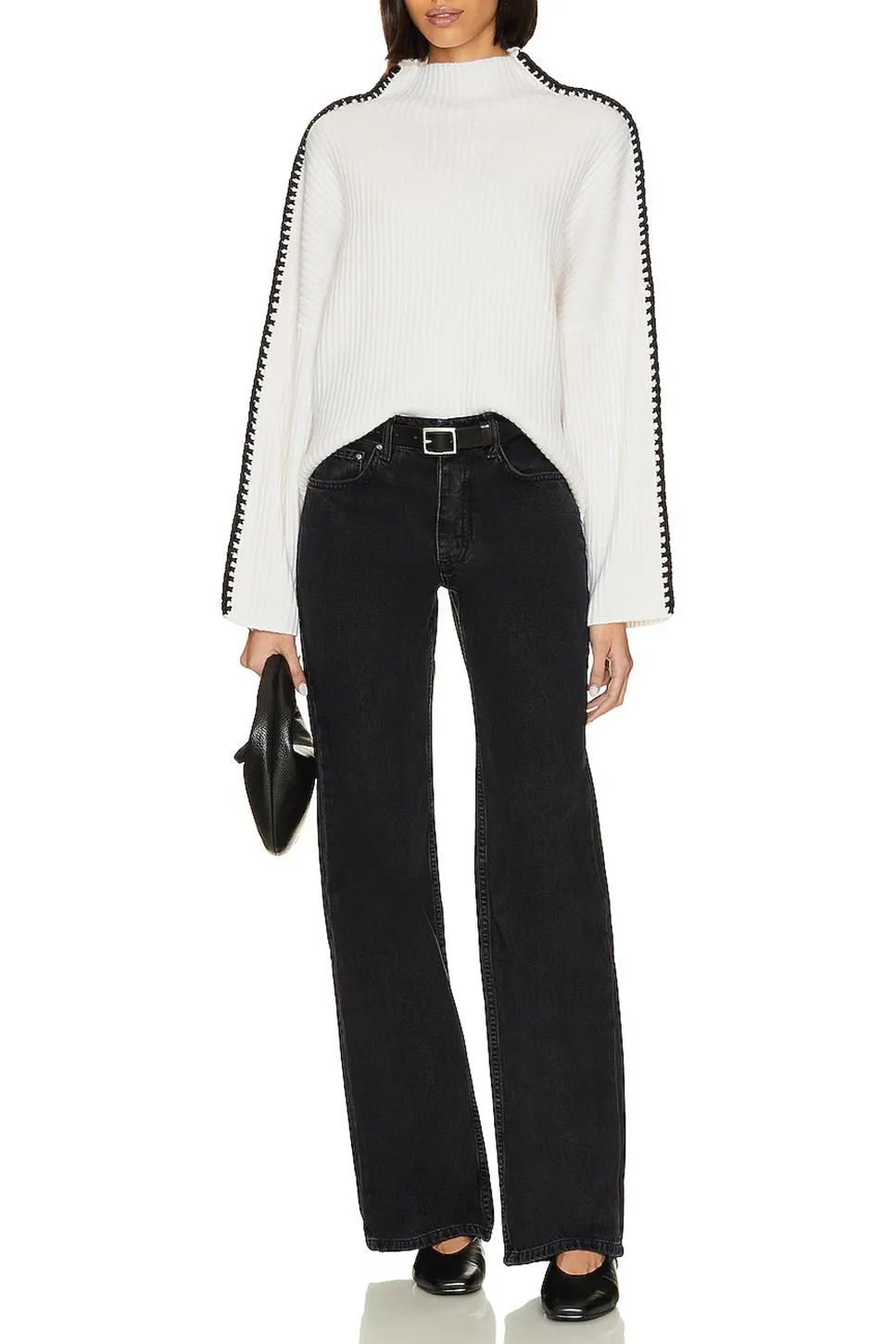 Long Sleeve White Sweater