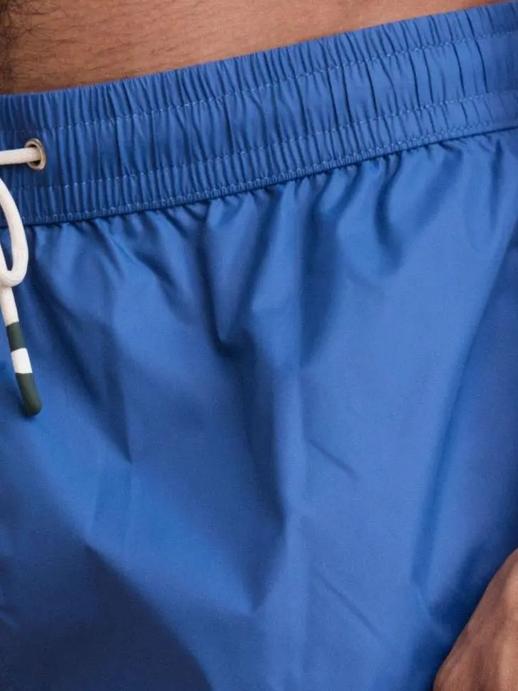 Loose Casual Comfortable Breathable Petrol Blue Swim Trunks