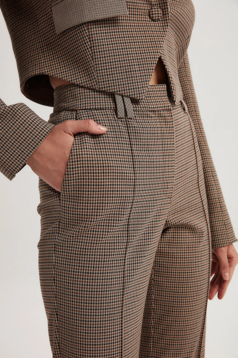 Ankle Pants-Beige