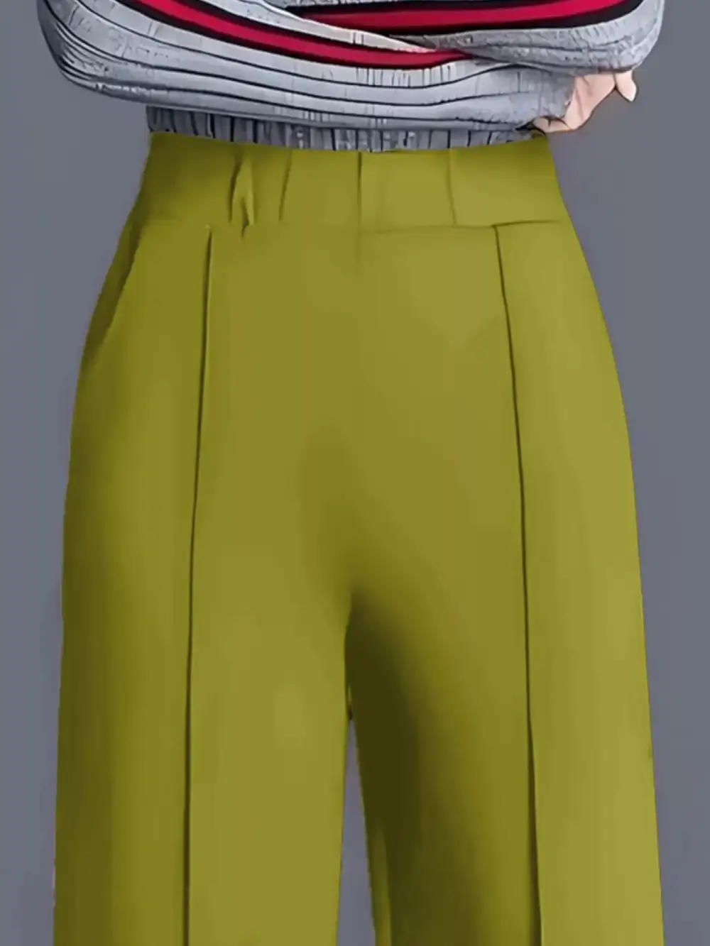 Easygoing Wide Leg High Waist Pants