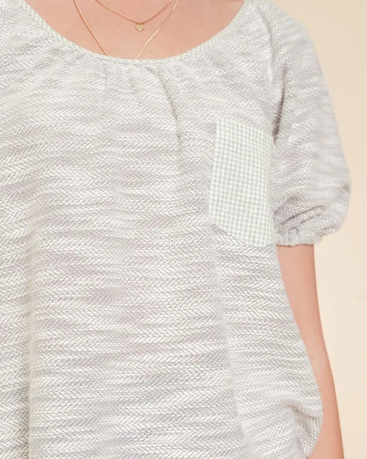 Plaid Pocket Top