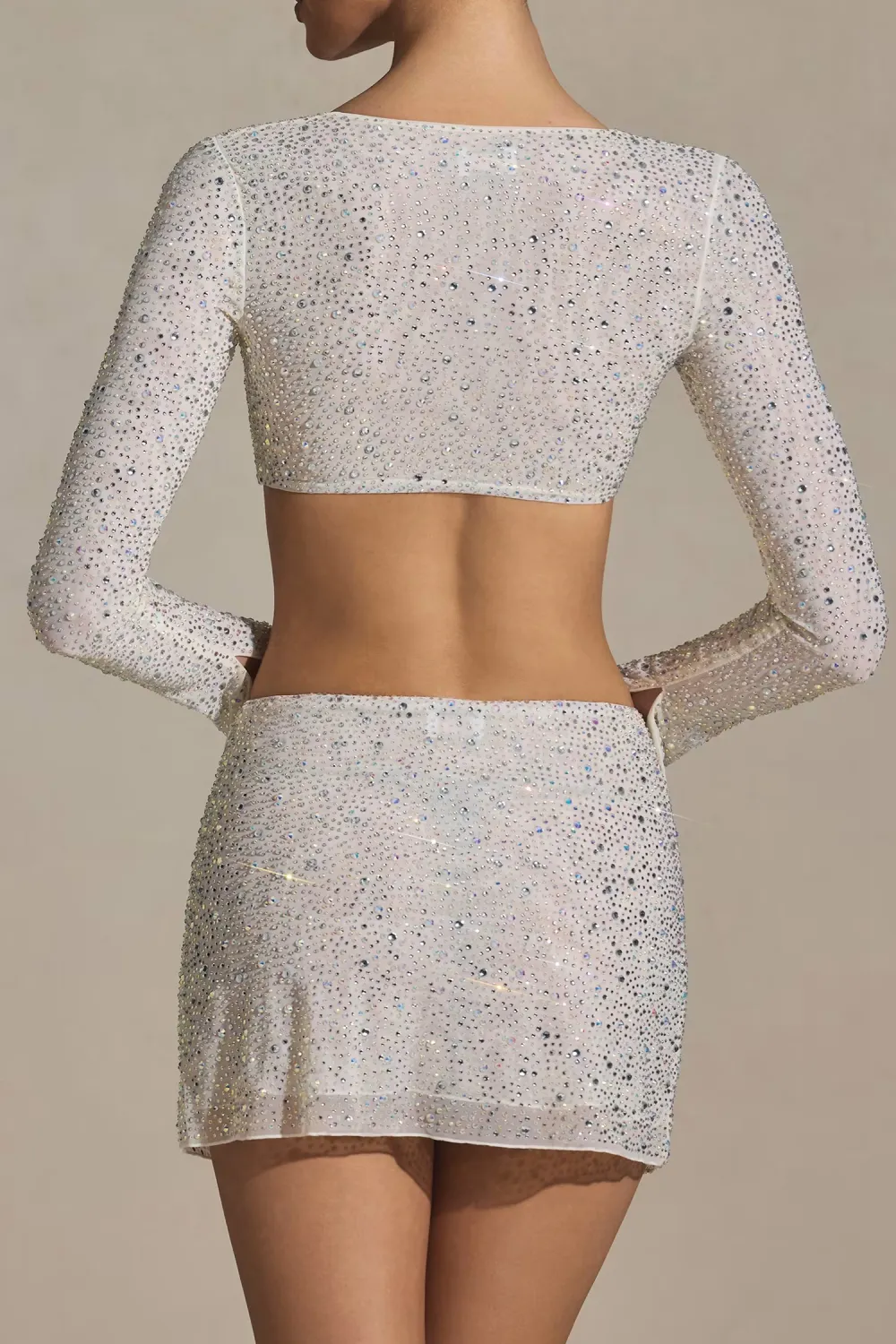 Trendy Creative Fabric Glossy Hip Skirt