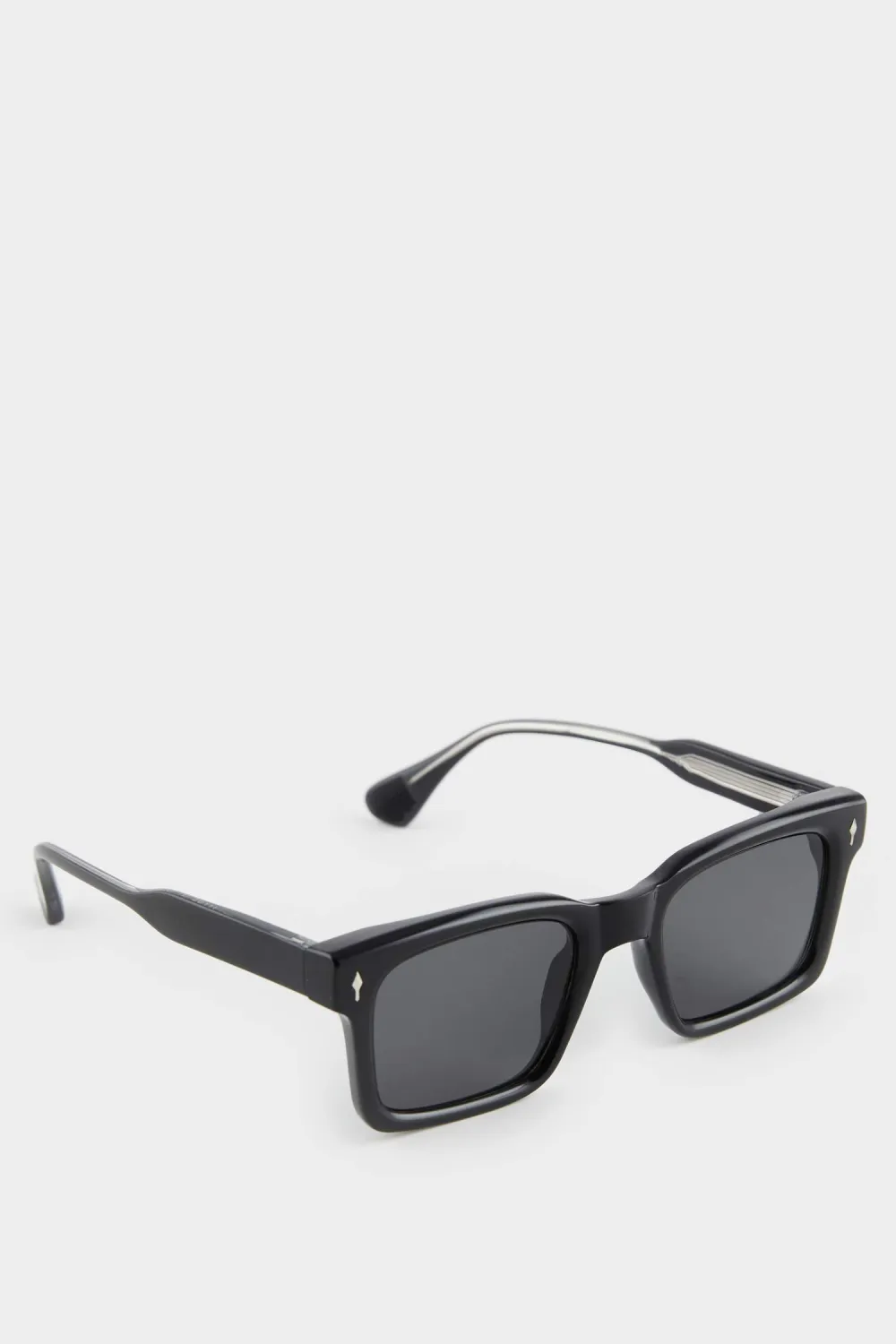 Black Square-Framed Sunglasses