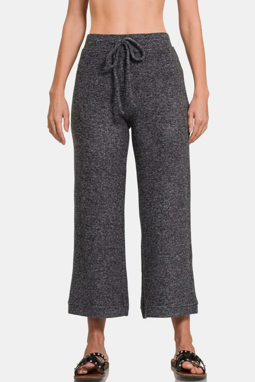 Drawstring Cropped Pants