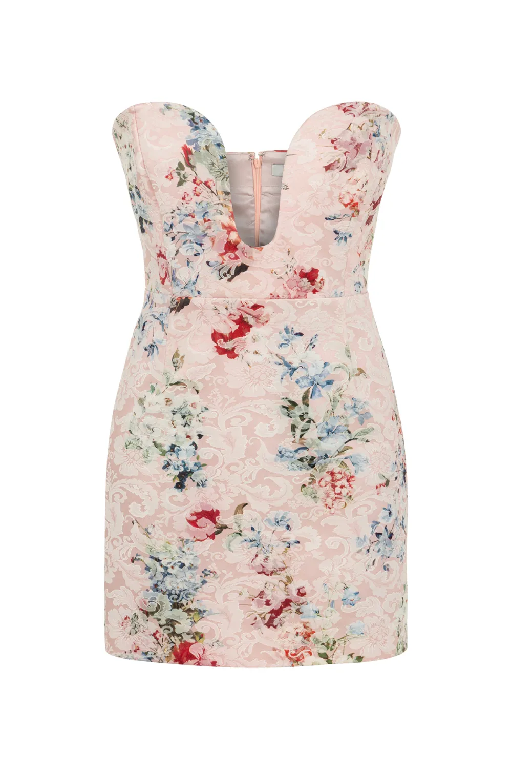 Flora Mini Dress-Pink