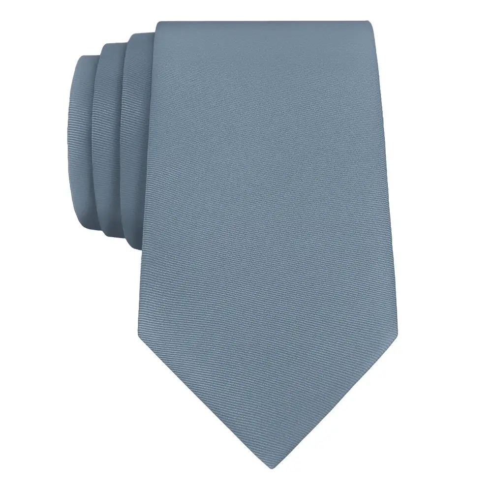 Refined Solid Detail Necktie