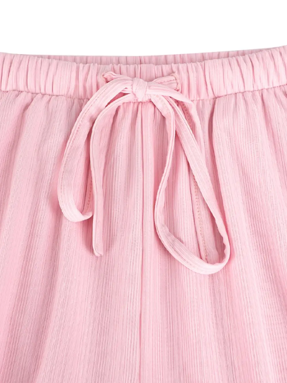 Relaxed Tied Wide Leg Pants