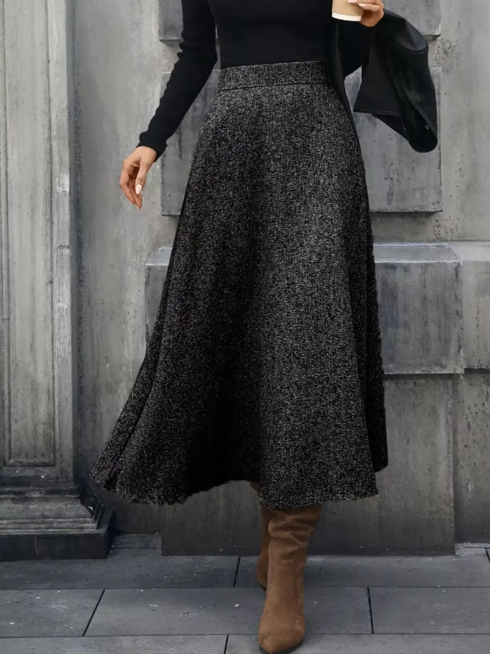Line Line Midi Skirt