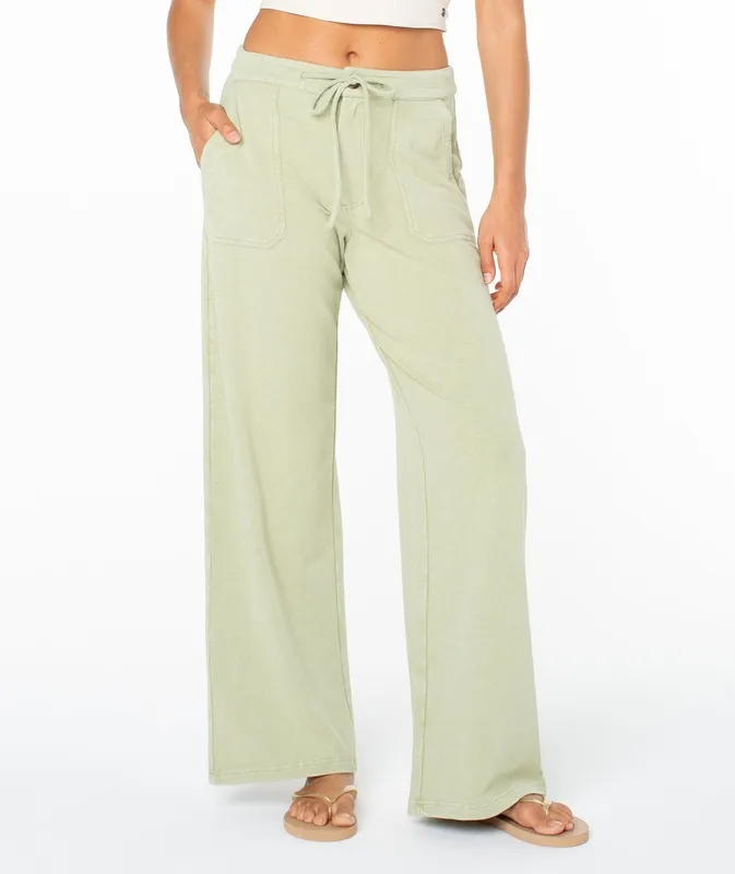 Clean Wide Leg Woven Pants