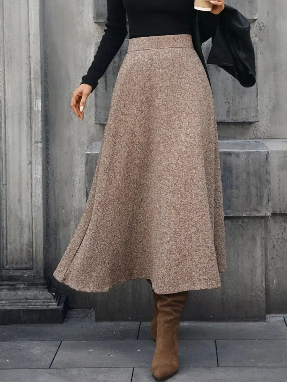 Line Line Midi Skirt