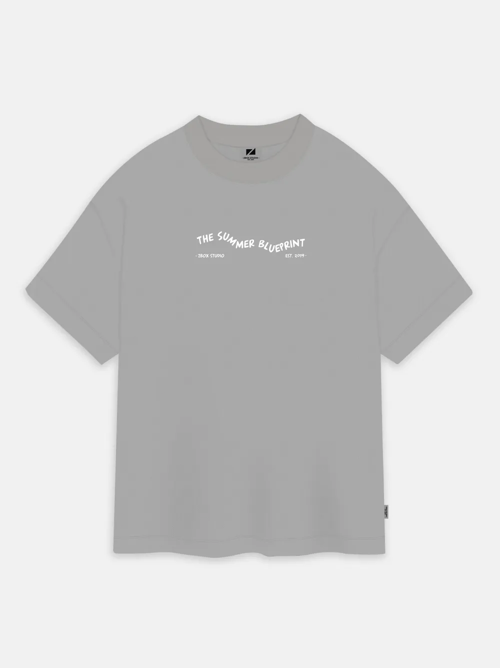 Oversized Blueprint Graphic Tee