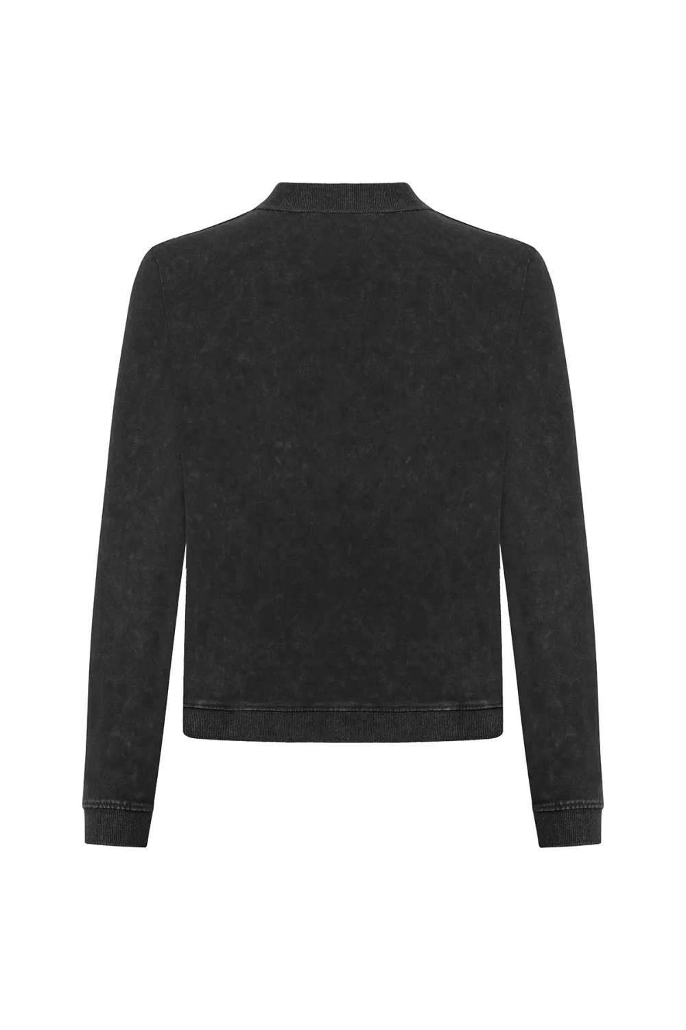 Lapel Sweatshirt-Grey
