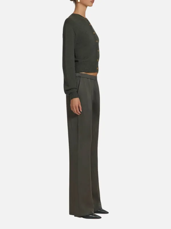 Plain Mid Rise Bootcut Pants