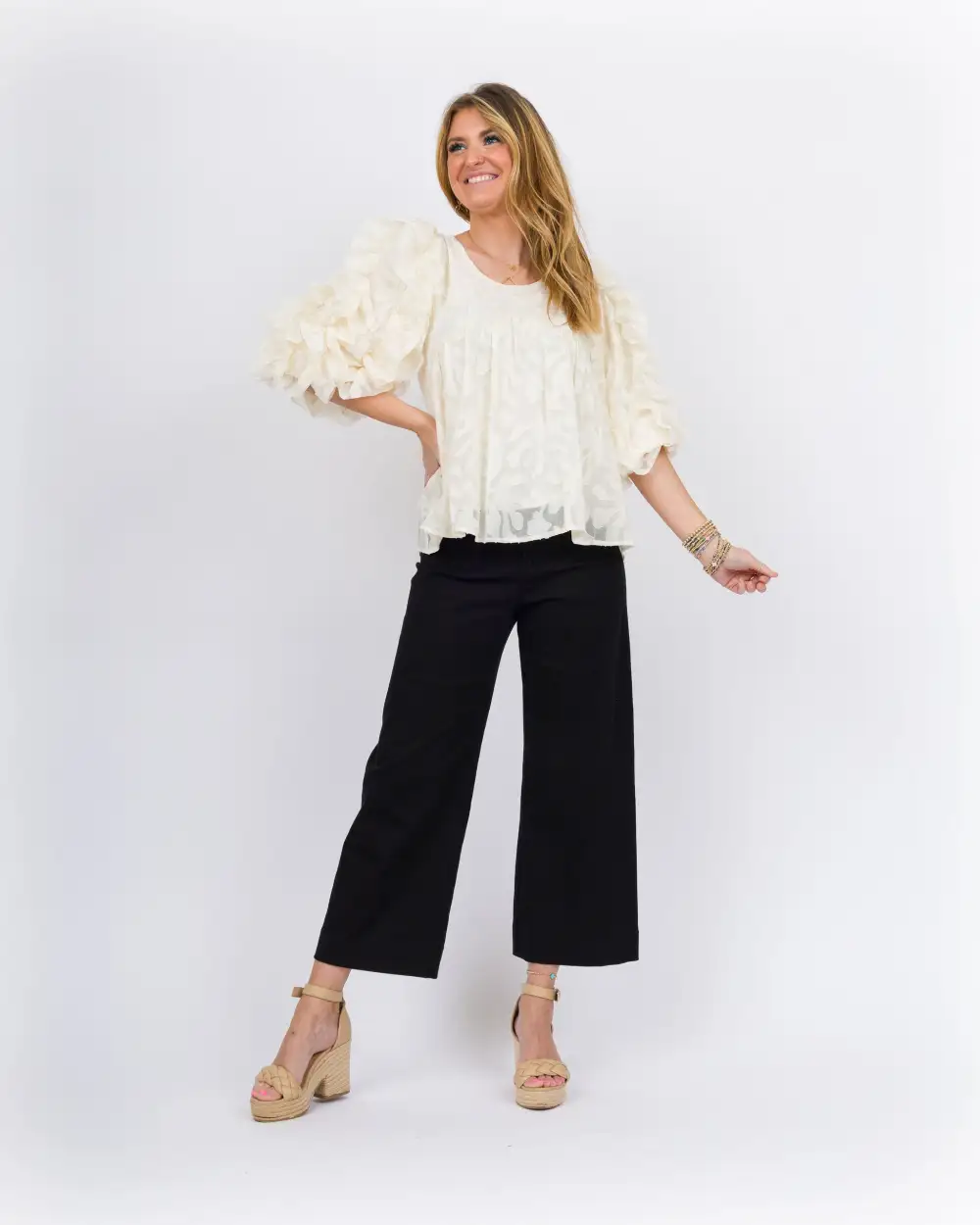 Josephine Ruffle Top