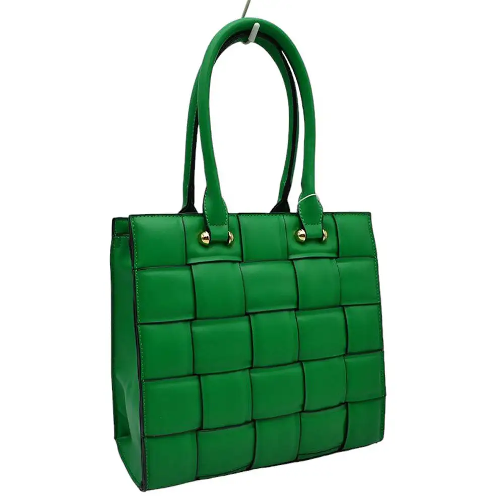 Faux Leather Tote Bag