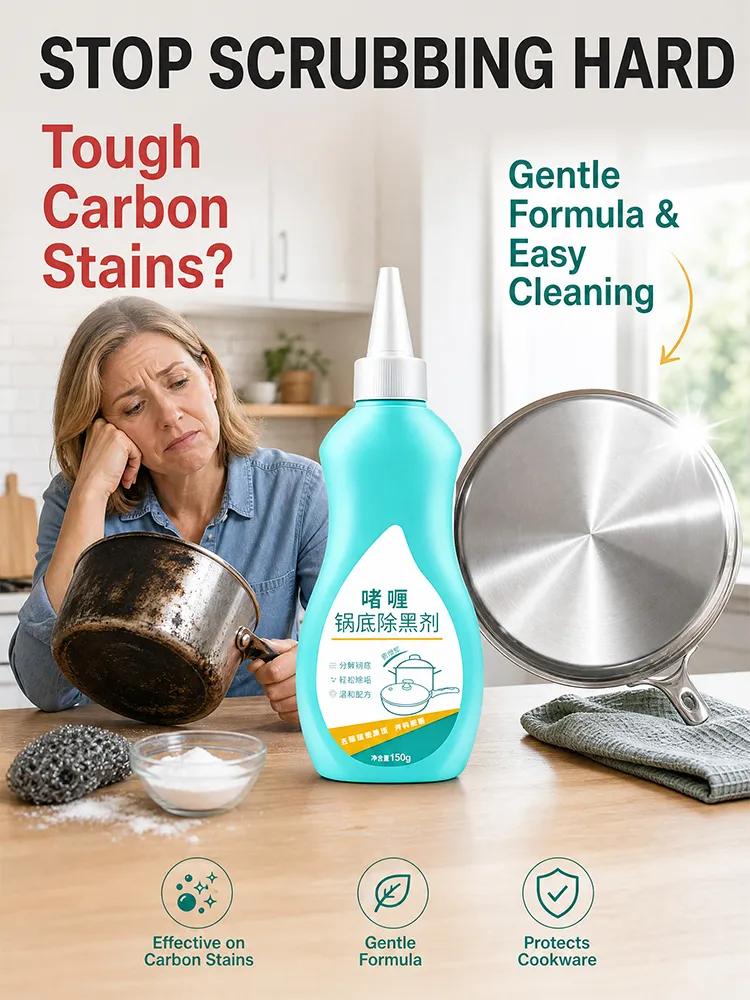 Household pot bottom black remover