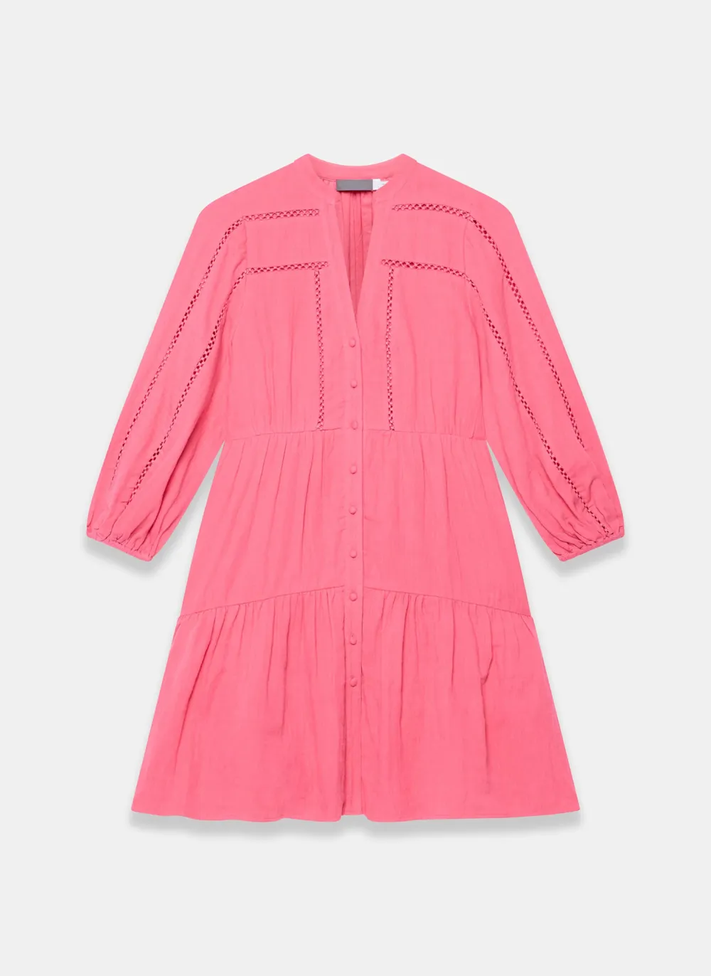 Casual Style Cotton Mini Dress