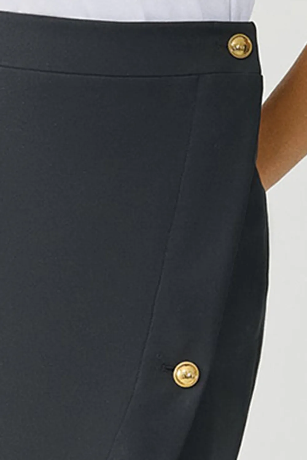Midi Skirt-Black