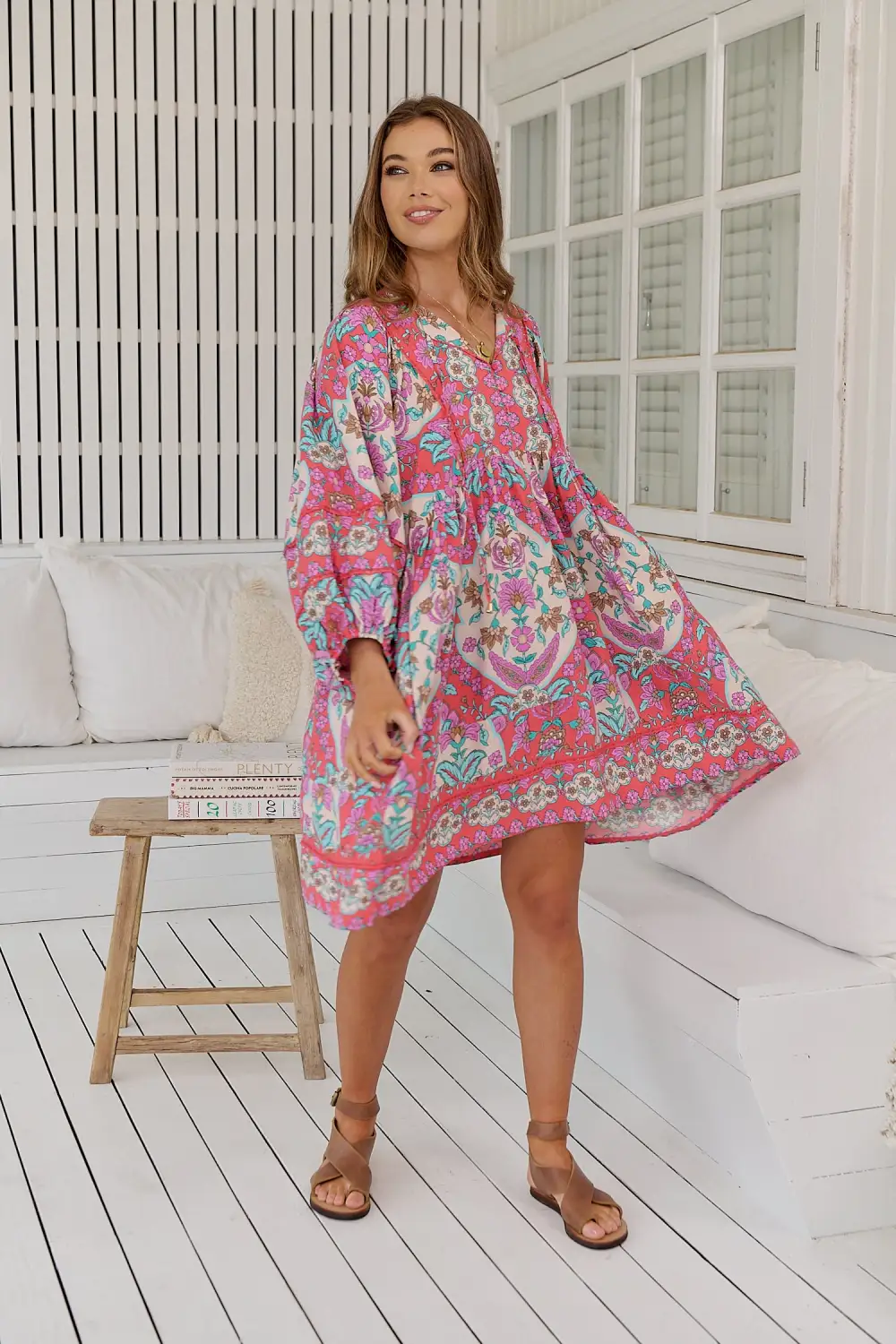 Adela Mini Dress - Daiquiri