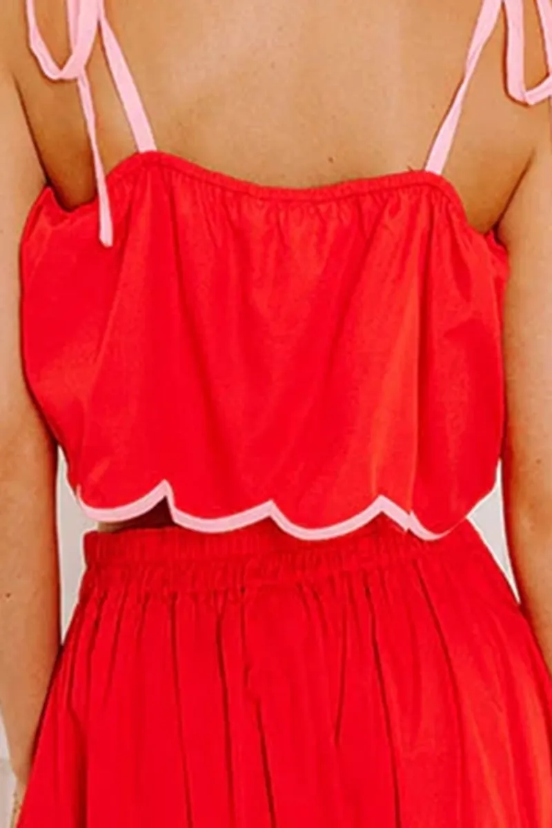 Loose Simple And Elegant Half-Length Skirt