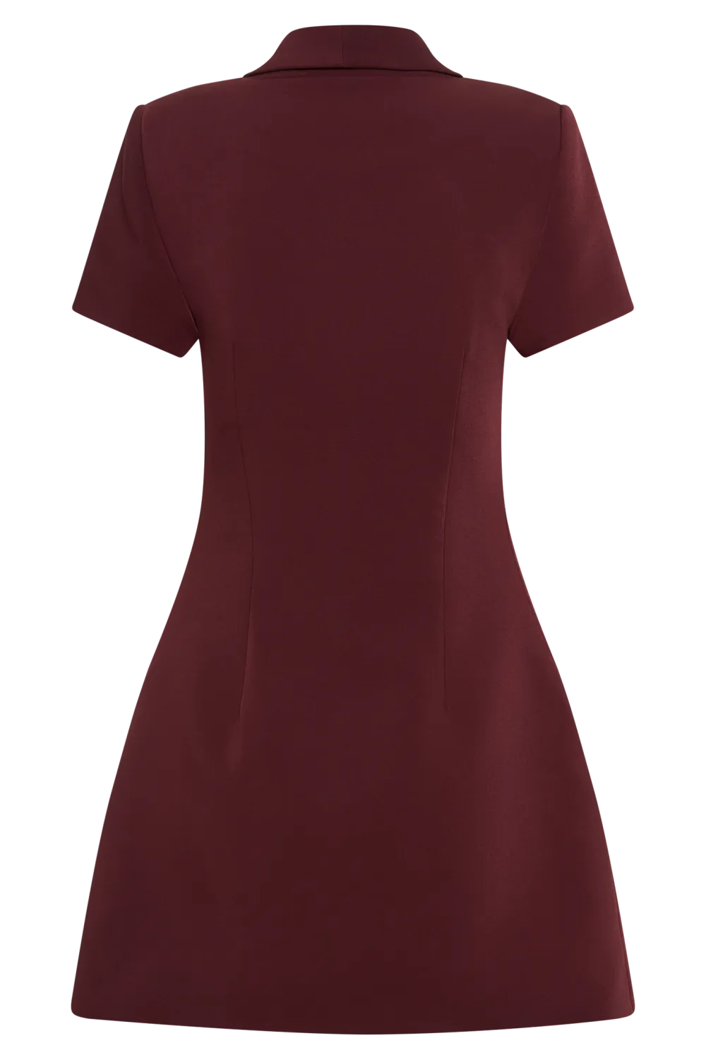 Collared Suiting Mini Dress