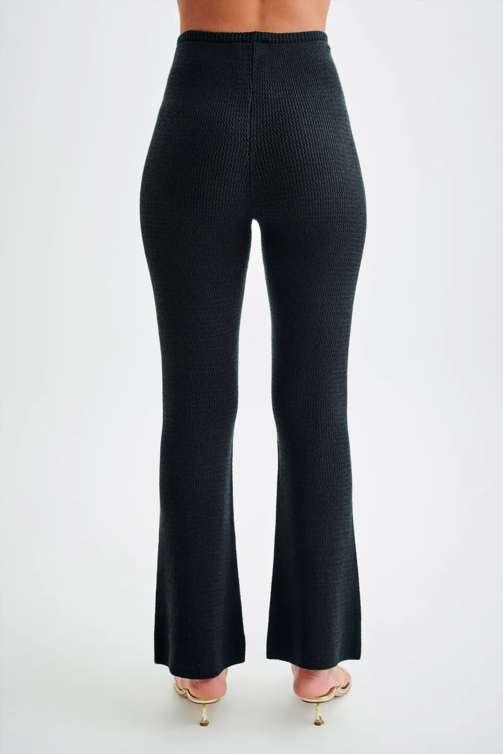 Straight Leg Knit Trousers