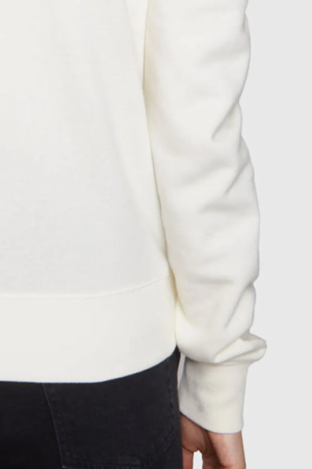 White No Printing Hoodie