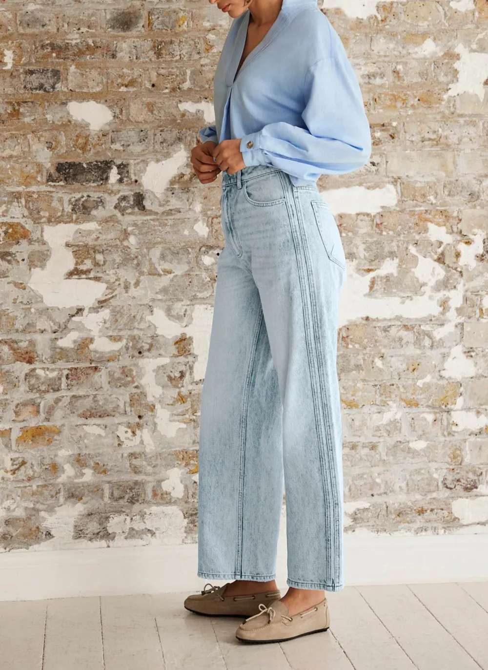 Casual Style Relaxed Tapered Boyfriend Jeans