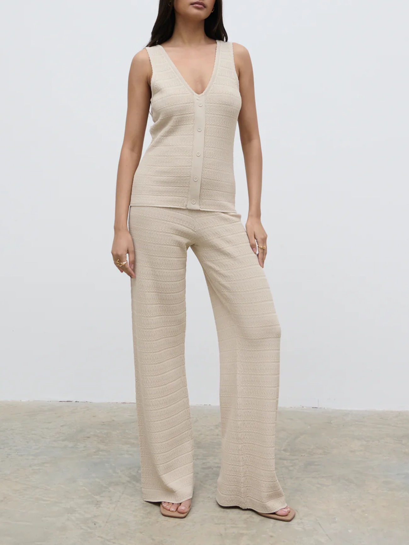 Crochet Knit Top