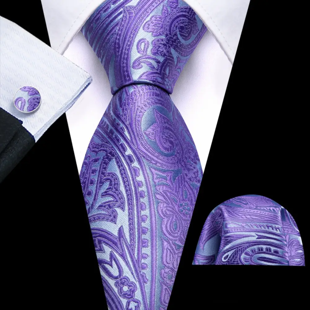 Paisley Jacquard Business Necktie Set